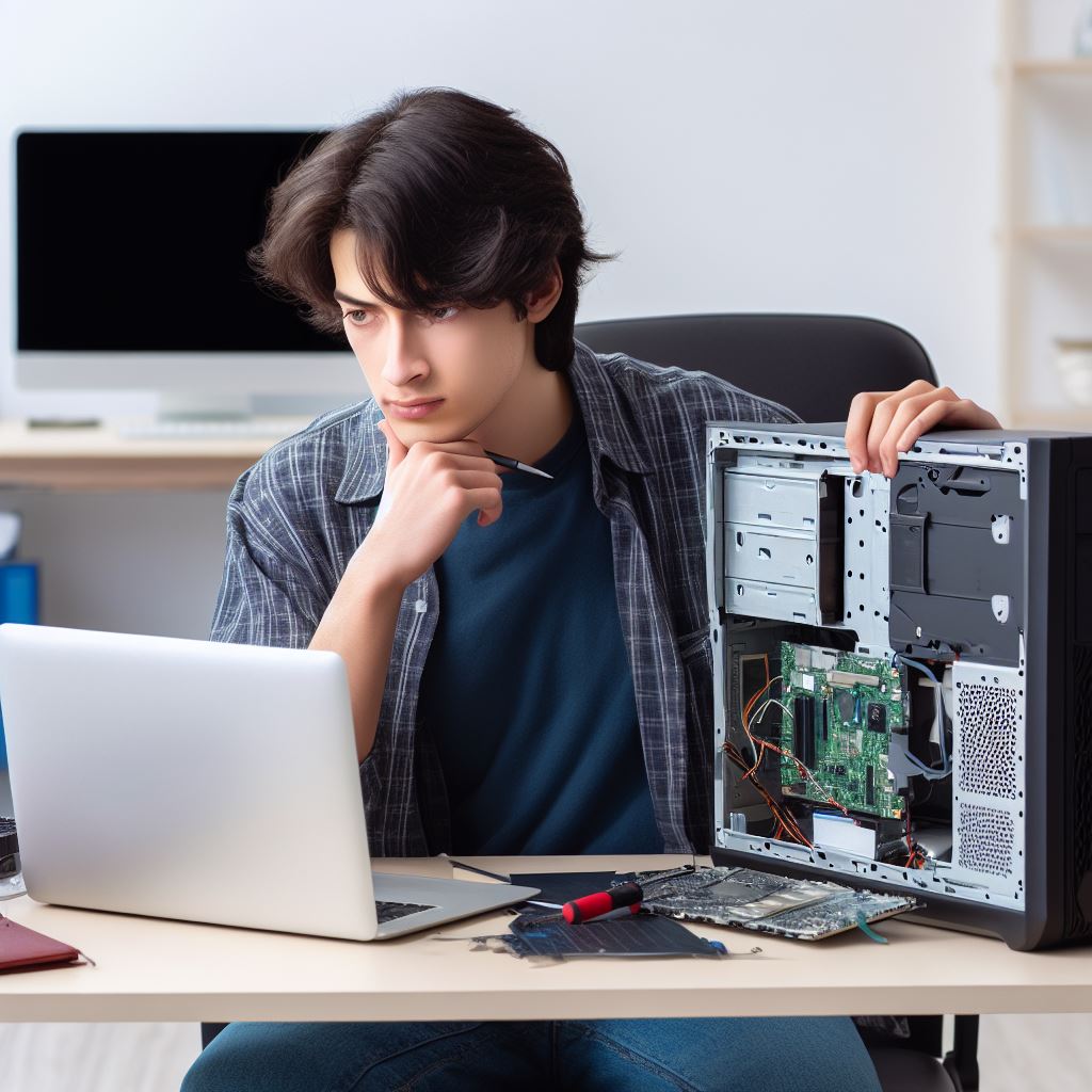 Presentación sobre computación e informática con elementos relacionados