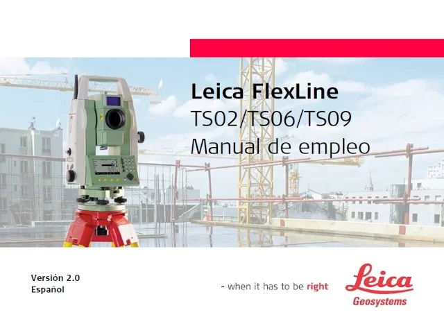Manuales de estaciones totales (Topografía)