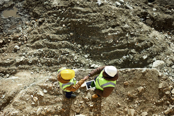 Trabajos de campo en topografía